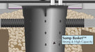 MTI Sump Basket for masonry construction that collects water from wall cavities and directs it to weep systems