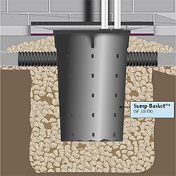 MTI Sump Basket used in brick veneer and masonry cavity walls to manage water and prevent moisture buildup