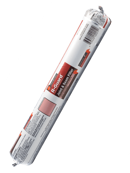 A tube of PROSOCO R-Guard Joint & Seam Filler with product information and branding on the label.