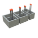 cmu rebar positioner for proper placement of reinforcing steel in block cores galvanized masonry support