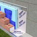 type l termination bar with lip for flashing systems mechanical attachment bar for waterproofing and masonry