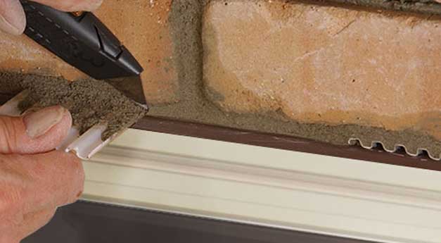 MTI Wall Opening Weeps for brick and block walls, ensuring proper drainage around windows, doors, and other wall openings