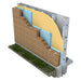 Contractor-grade Adjusto-Tie adjustable veneer anchor, ensures proper spacing and secure attachment of brick and masonry veneers
