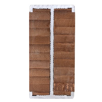 bamboo spirit level with aluminum I-beam frame for precise measuring and leveling surfaces