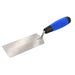 carbon steel margin trowel with XL comfort grip handle for masonry, tile work, and mortar application