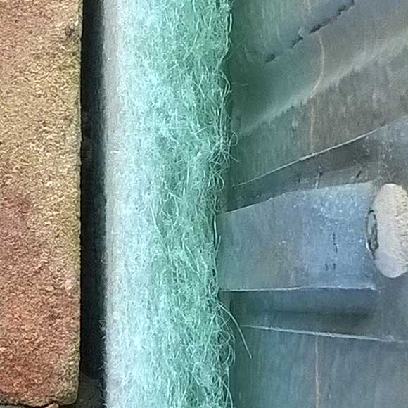 CavClear 16 by 96 inch masonry cavity wall mat used for moisture drainage behind brick veneer