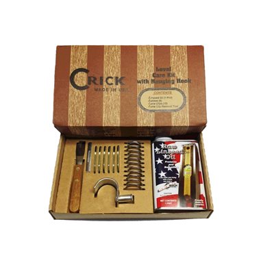 Crick level care kit complete maintenance kit with lenses clips and linseed oil for maintaining mason levels