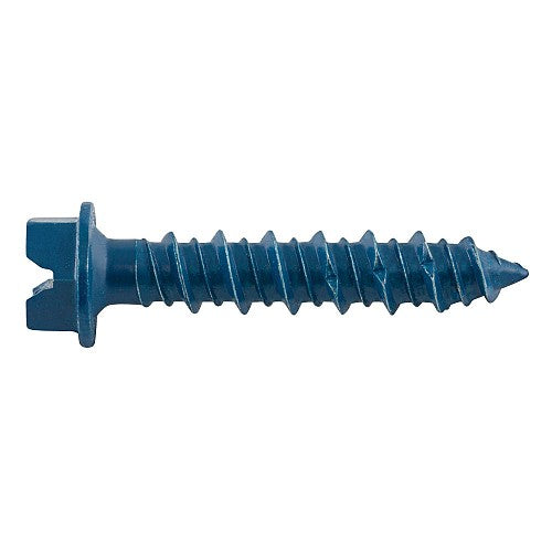 DEWALT UltraCon Plus hex washer head concrete screw anchor blue masonry fastener