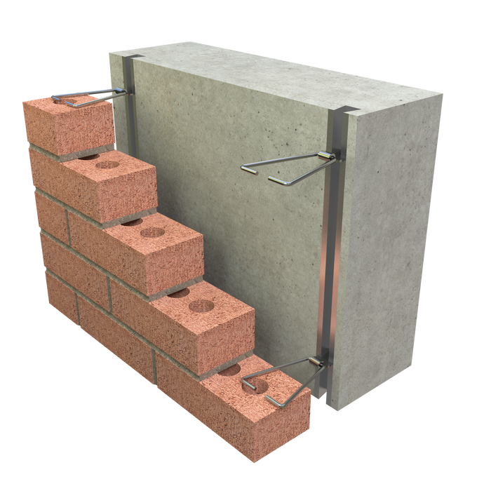hot dip galvanized dovetail triangle masonry anchor tie for concrete cmu and brick veneer systems