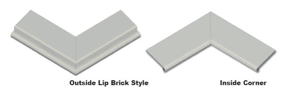 Drip edge corners by Hohmann & Barnard, durable flashing accessory for wall moisture protection and veneer installations