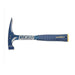 Estwing 22 oz big face brick hammer with steel handle and shock reduction grip for masonry work