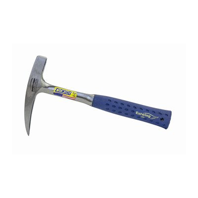 Estwing prospector pick with steel handle for rockhounding, mining, and geological work