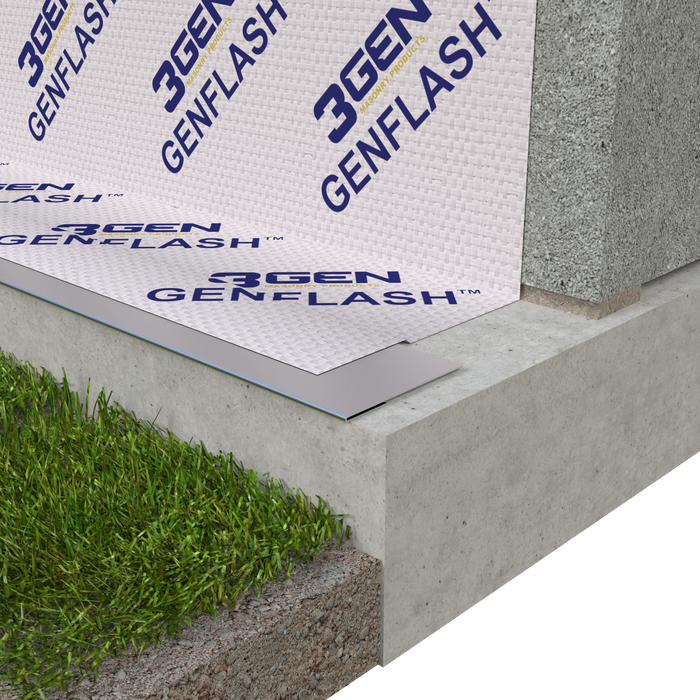 wall detail stainless steel flat drip edge flashing for masonry cavity wall drainage type 304
