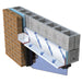 Contractor-grade Flex-Flash corners and end dams from Hohmann & Barnard, ensures proper water runoff and wall protection