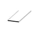 Flexible carbon steel caulking trowel with wooden handle for precise sealant application in construction and masonry work