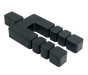 Glazelock mini stacks plastic shims used for window glazing and construction leveling