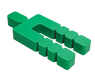 Glazelock mini stacks plastic shims used for window glazing and construction leveling