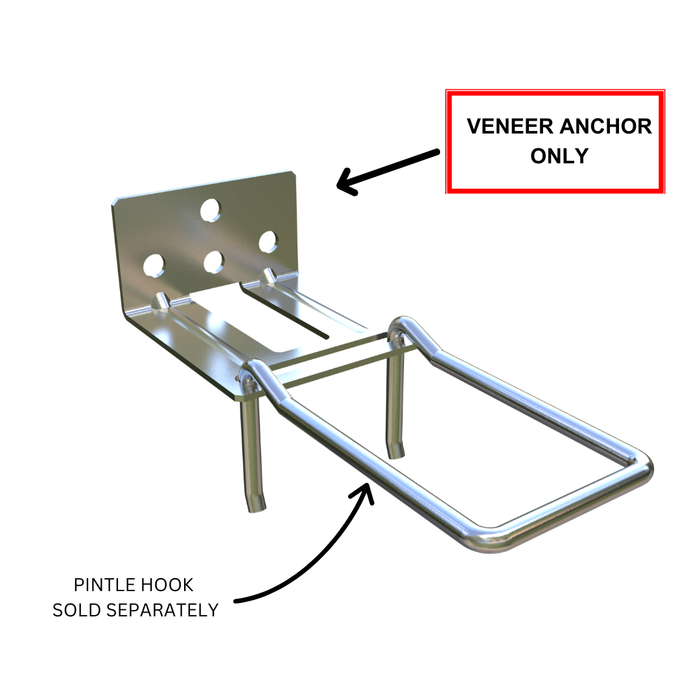 h-13-h veneer anchor only with pintle hook sold separately for masonry cavity wall anchoring system