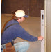 aluminum screed level with hand holes for concrete finishing, grading, and construction leveling