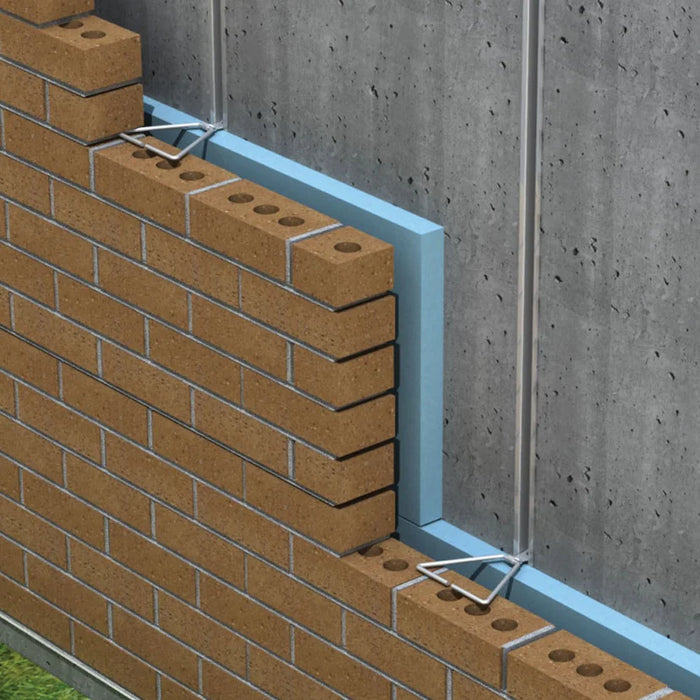 Durable HB 315 Flexible Dovetail Tie designed for masonry wall reinforcement and structural support.