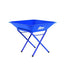heavy duty mortar pan stand 18.5 inch height for holding mortar pans on construction and masonry job sites