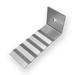 Heckmann corrugated brick anchor with hole used for masonry wall tie applications
