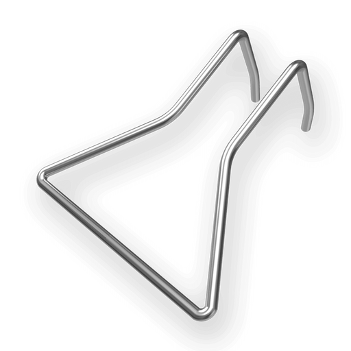 Heckmann Pintle Wire Tie for ThermalClip® used to secure masonry anchors and reinforce brick and block walls