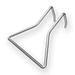 Heckmann Pintle Wire Tie for ThermalClip® used to secure masonry anchors and reinforce brick and block walls