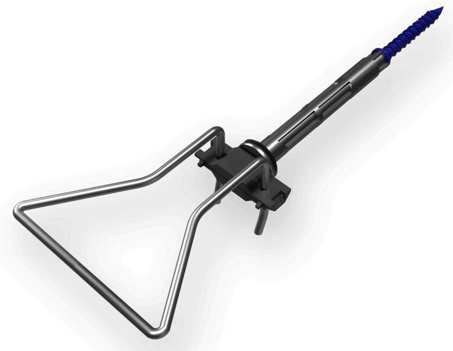 Heckmann Pintle Wire Tie for ThermalClip® providing fast and secure installation of masonry wall anchors