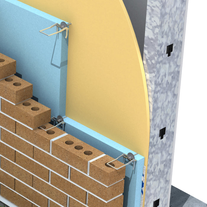 Hohmann & Barnard Adjusto-Tie anchor, ideal for commercial and residential masonry projects requiring adjustable wall support