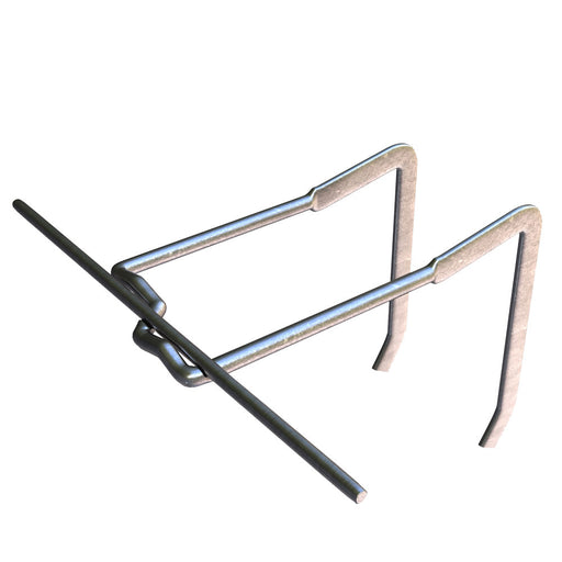 Hohmann & Barnard 2X-SH Compressed Leg Seismic Hook for secure brick veneer wall anchoring in seismic applications.