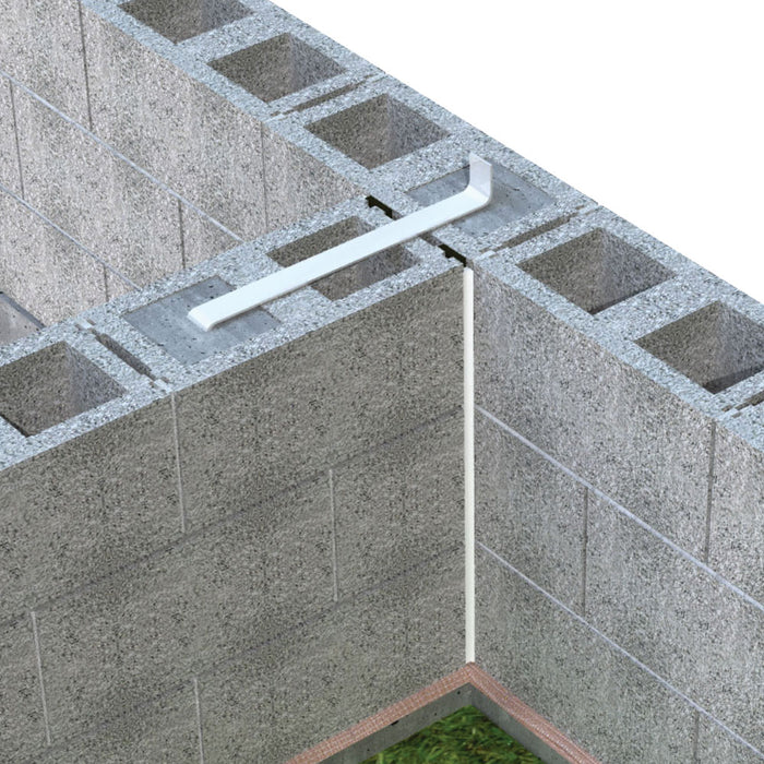 Hohmann & Barnard 344 Partition Anchor provides reliable support for brick veneer and masonry walls.