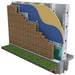 Fluid applied Enviro-Barrier enhances exterior wall moisture control and vapor management.