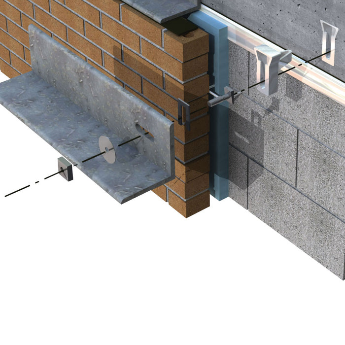 Hohmann & Barnard HW-340 malleable iron wedge insert provides reliable structural support for construction projects.