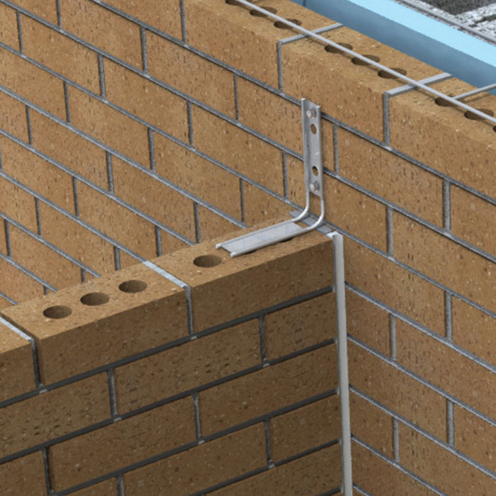 Hohmann & Barnard Slip-Set Control Joint Anchor provides reliable support for cavity walls and brick veneer.