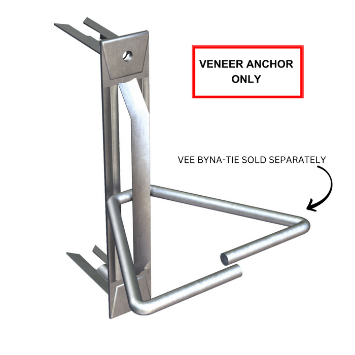 Durable HB X-SEAL Anchor designed for masonry wall reinforcement and moisture resistance.