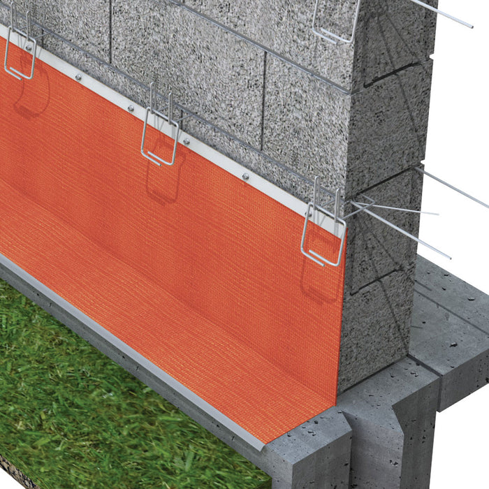 Hohmann & Barnard NA copper composite flashing, ideal for masonry walls, stucco, and water-resistant construction applications