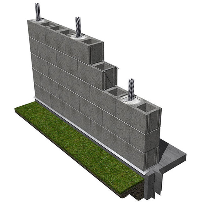 Hohmann & Barnard Twin Rebar Positioner, durable rebar support system for commercial and residential concrete construction