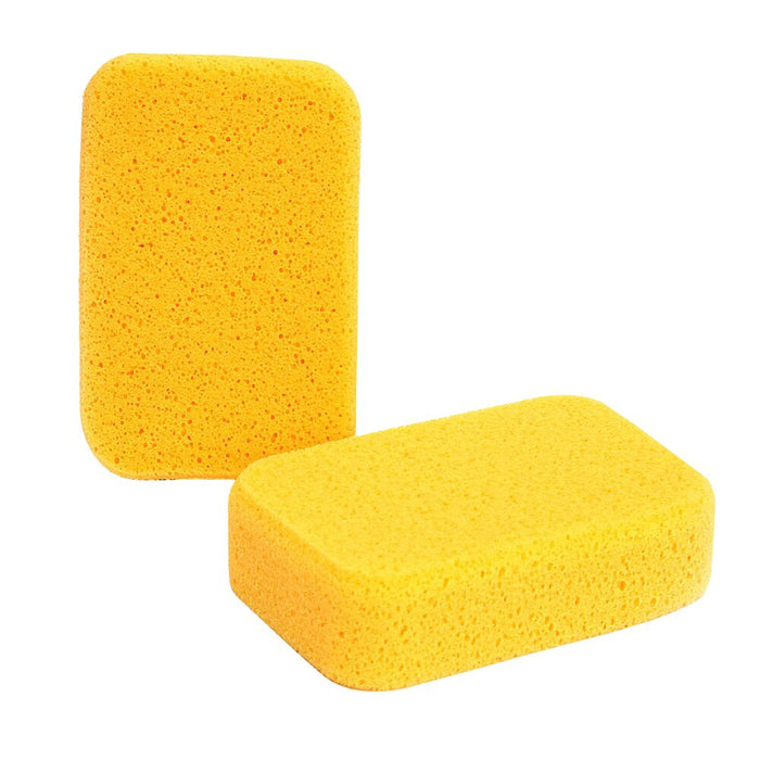 Hydrophilic sponge for contractors, ideal for masonry, stucco, and concrete wall finishing