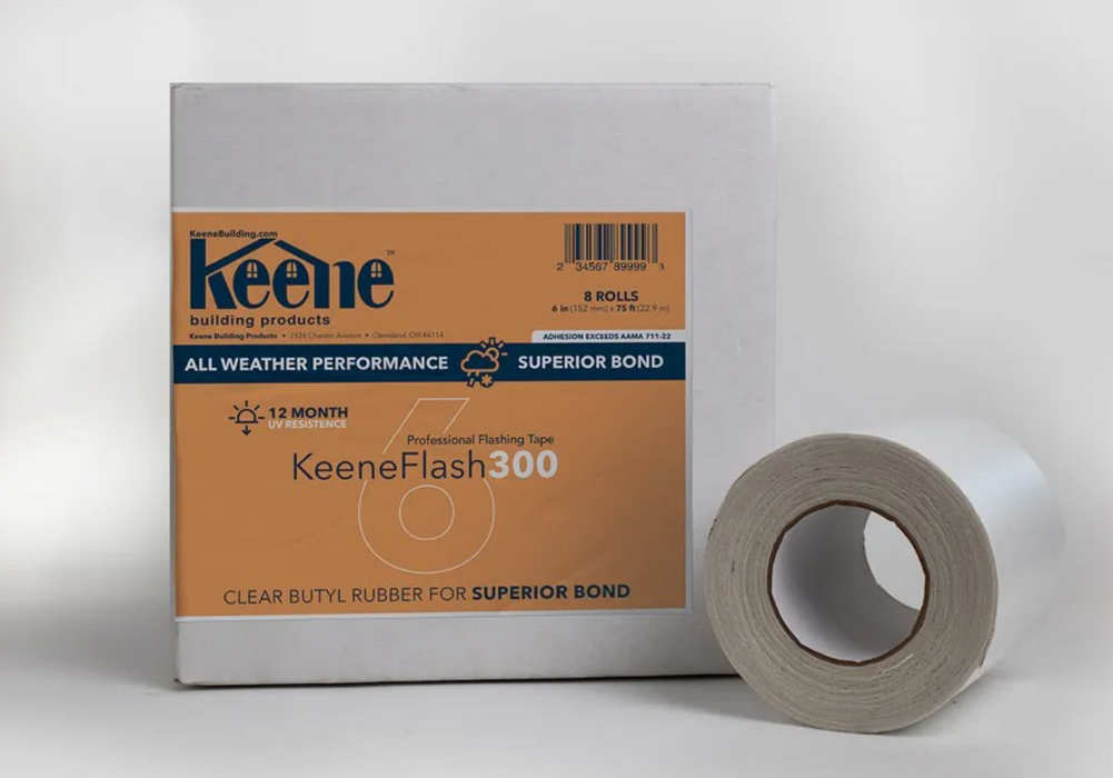 KeeneFlash 300 flashing used for waterproofing and protecting foundation and retaining walls