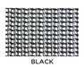 Knitted mesh scaffolding tarp providing 70 percent shade and debris containment