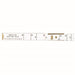 A Lufkin Wood Modular Spacing Rule with white and gold color scheme, featuring multiple scales for measurements.