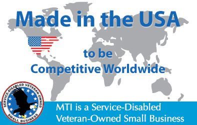 MTI Made in USA logo indicating domestic manufacturing for masonry and building products