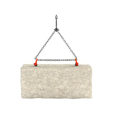 Lewis Pin for lifting granite, marble, and large stone blocks during installation and construction projects