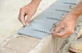 Mortar Net BlockFlash flashing system designed for moisture drainage and protection in CMU masonry wall construction