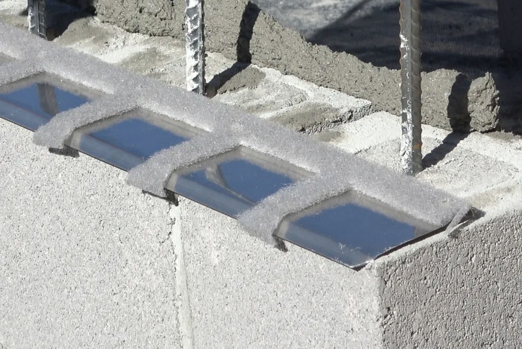Mortar Net BlockNet for efficient brick and block wall construction with clean mortar joints.
