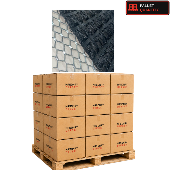 Mortar Net LathNet Drainage Plane & Metal Lath – 100-Sheet Pallet