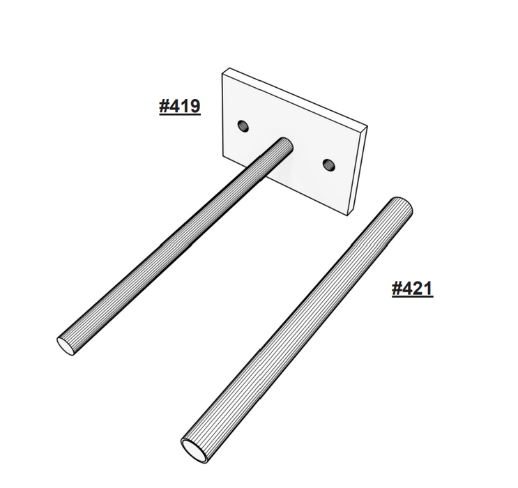 Pin stabilizing wall anchor used to secure brick veneer to backup walls