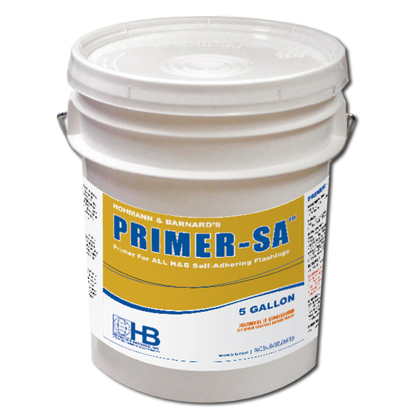 Hohmann & Barnard Primer-SA water-based primer designed to improve adhesion for self-adhering flashing membranes on masonry and construction substrates