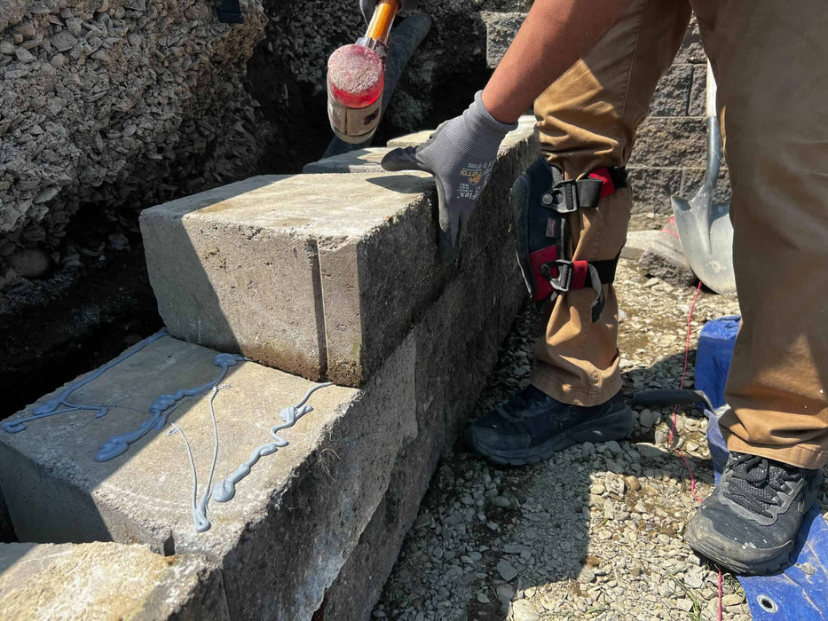 PROSOCO construction adhesive used for bonding masonry, concrete block, stone, and landscaping materials